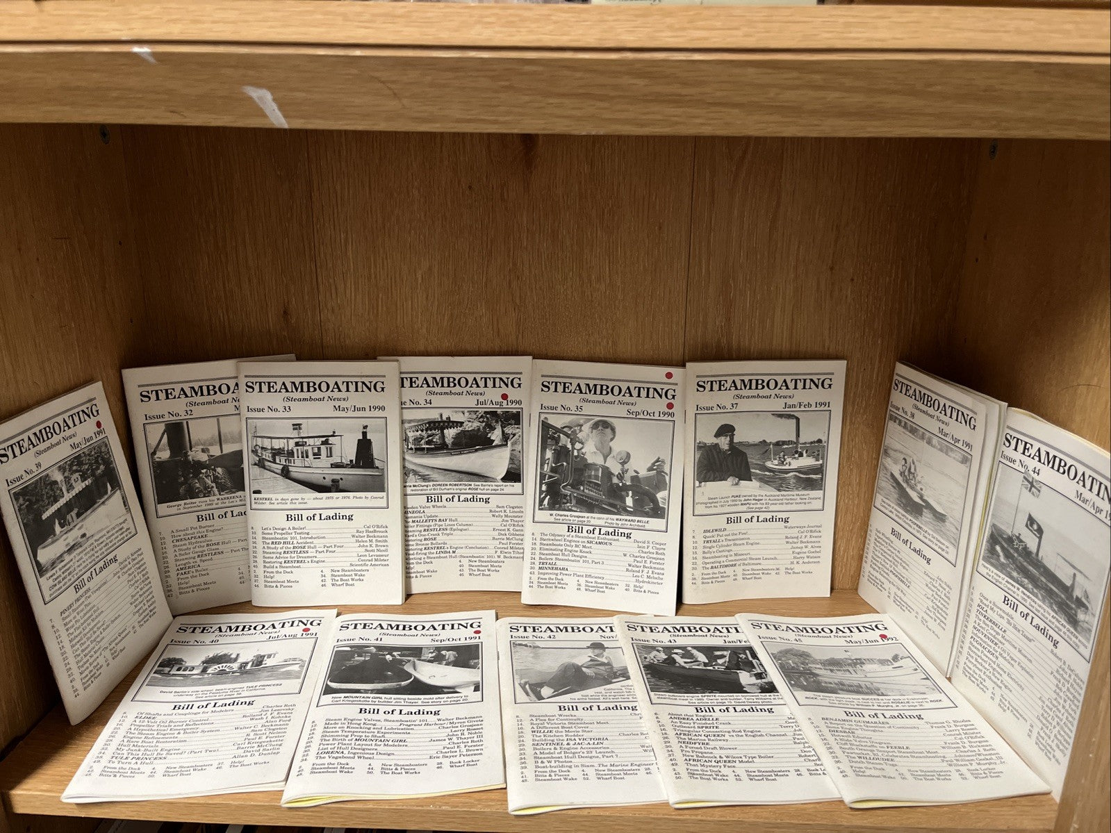 Lot of 13 Steamboating News Issues Mag Fomerly Steamboat News 1990/1991/1992