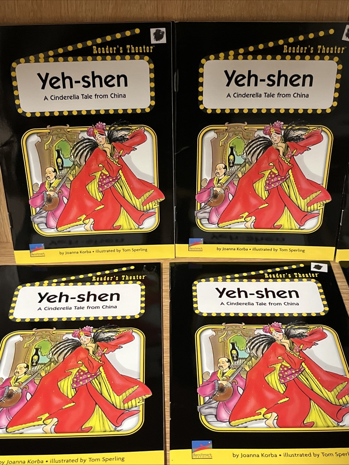 Lot of 6 Yeh-shen : A Cinderella Tale from China - by Joanna Korba - Like New