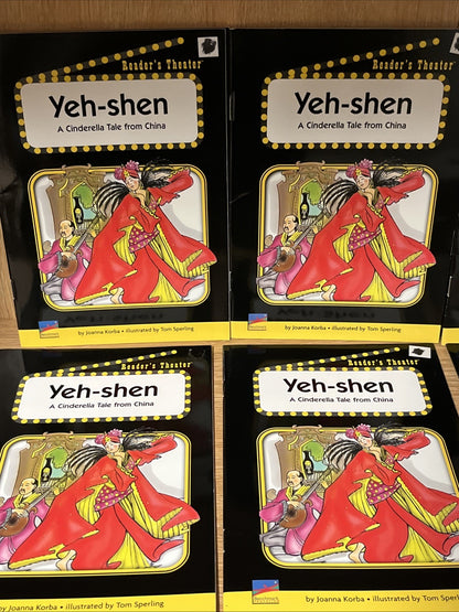 Lot of 6 Yeh-shen : A Cinderella Tale from China - by Joanna Korba - Like New