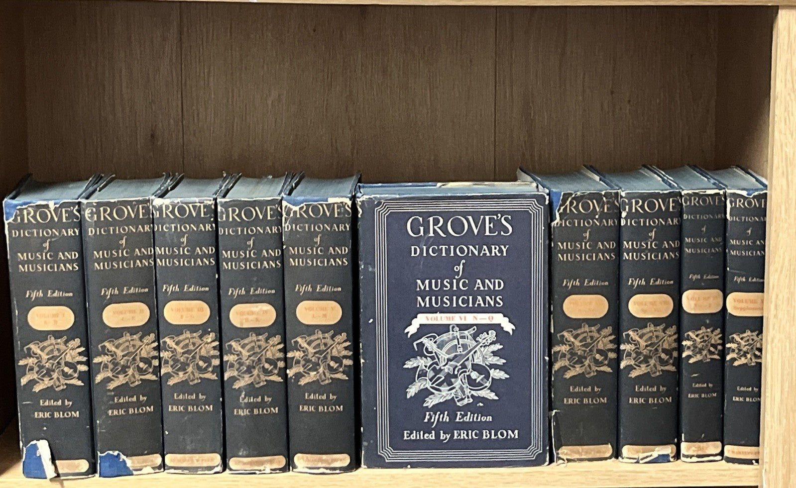 Grove Dictionary of Music and Musicians 5th Ed Complete Set Vol 1 - 10 (A — Z)