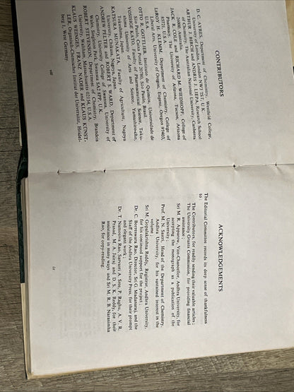 CHEMISTRY OF LIGNANS ANDHRA UNIVERSITY PRESS WALTAIR 1978 Ed In Chief C.B. S RAO