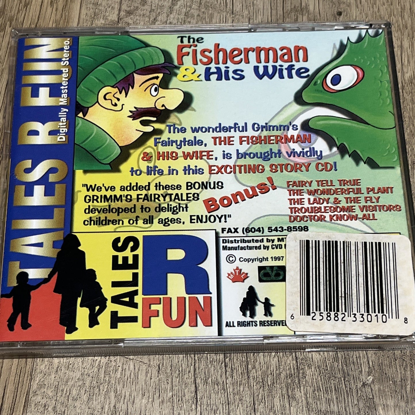 The Fisherman & His Wife (Tales R Fun) Audio CD