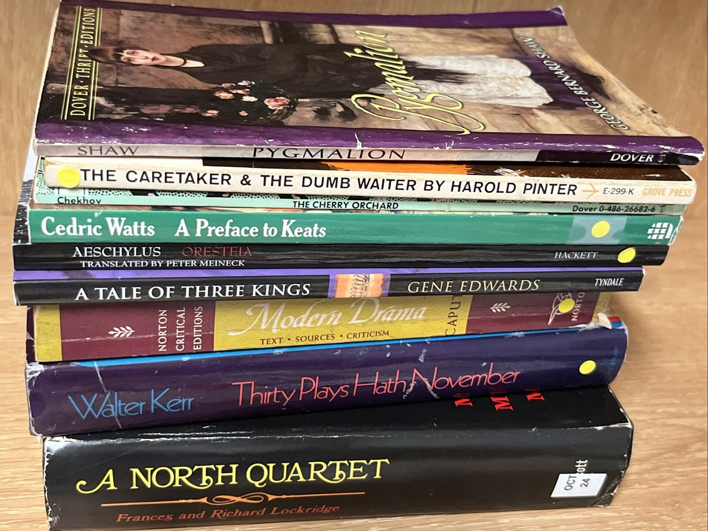 Collections of 9 Plays, Theatre, Harold Pinter, Edward, Walter Kerr, B. Shaw Etc
