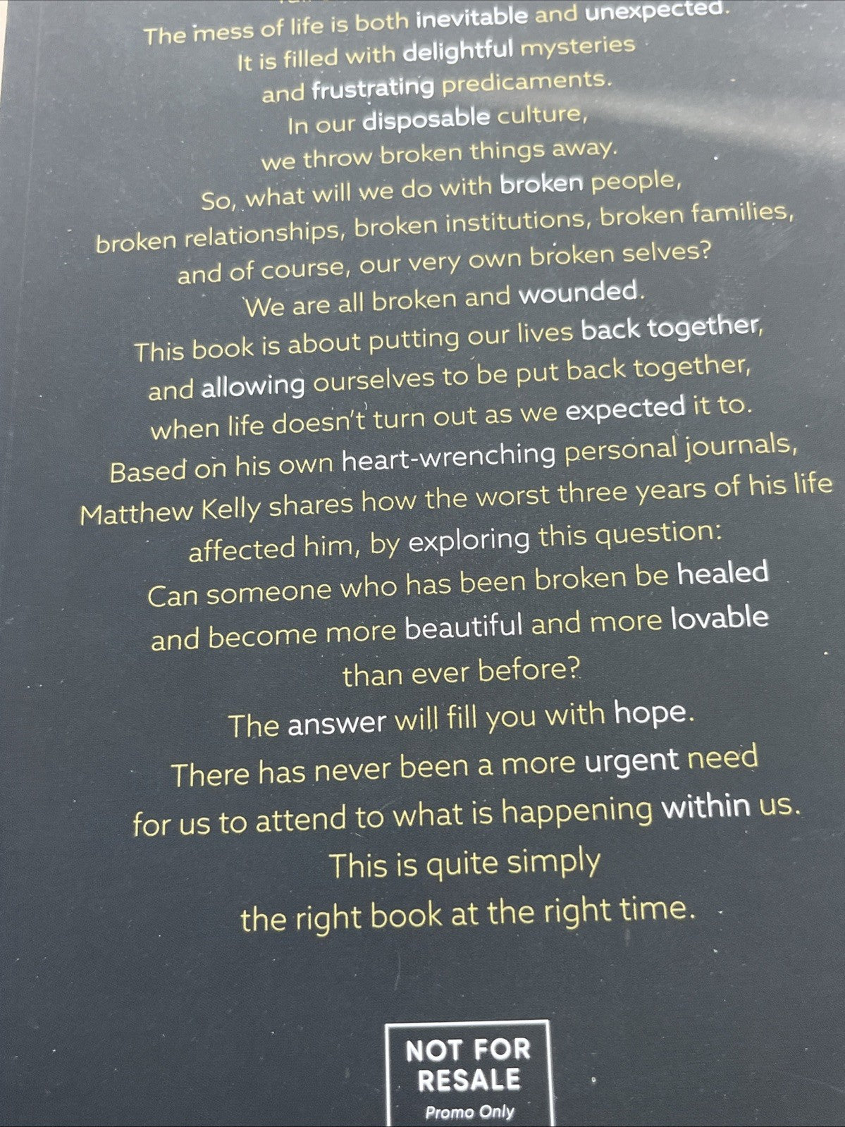 Life is Messy by Matthew Kelly