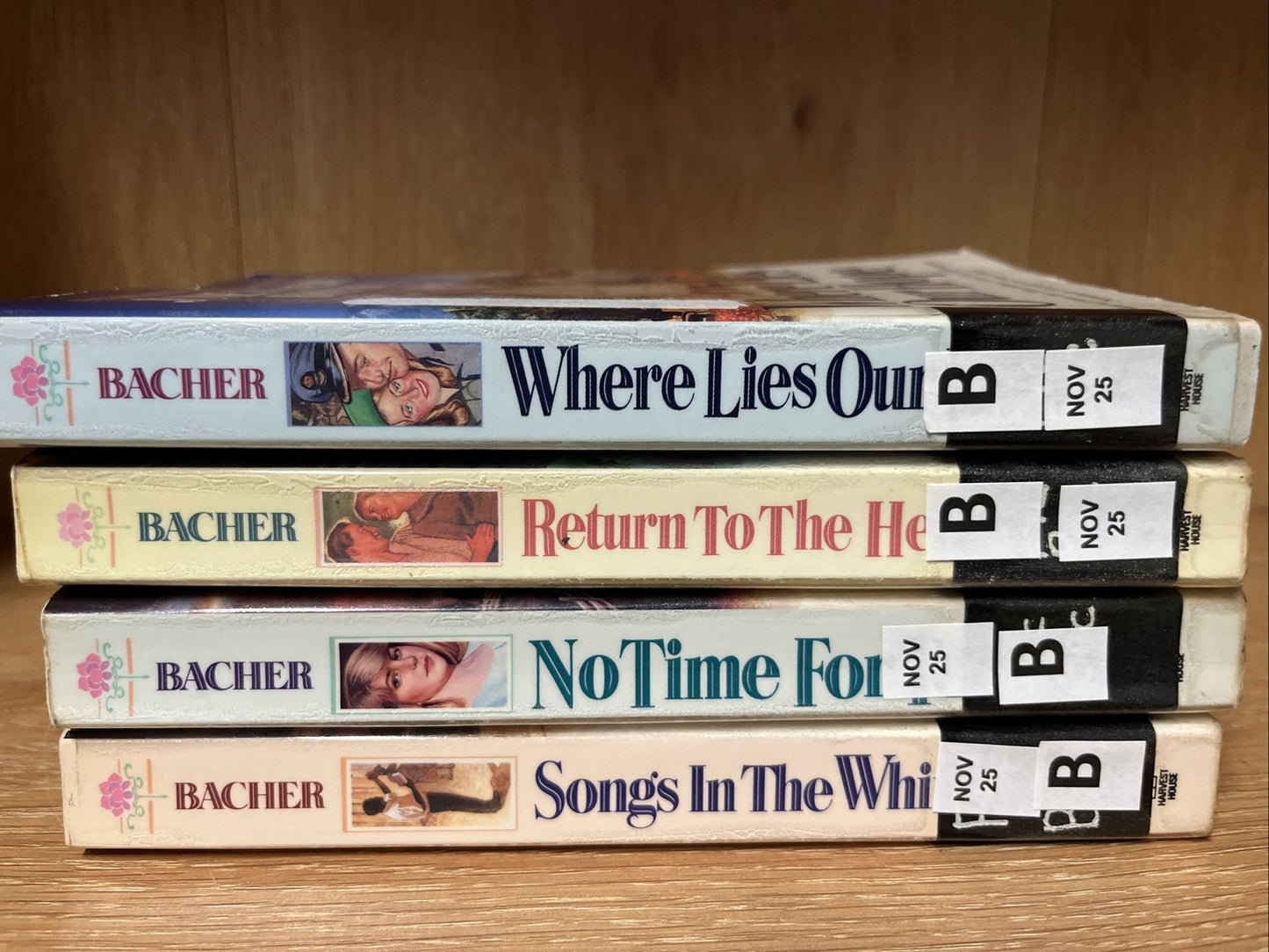 June Masters Bacher Book Lot Of 4 Where Lies Our Hope, No Time For Tears..