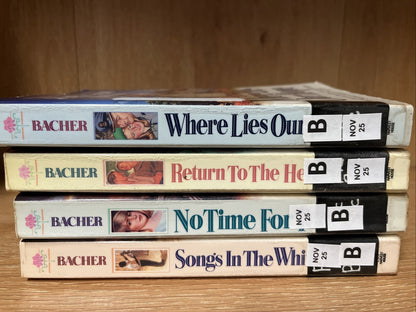 June Masters Bacher Book Lot Of 4 Where Lies Our Hope, No Time For Tears..