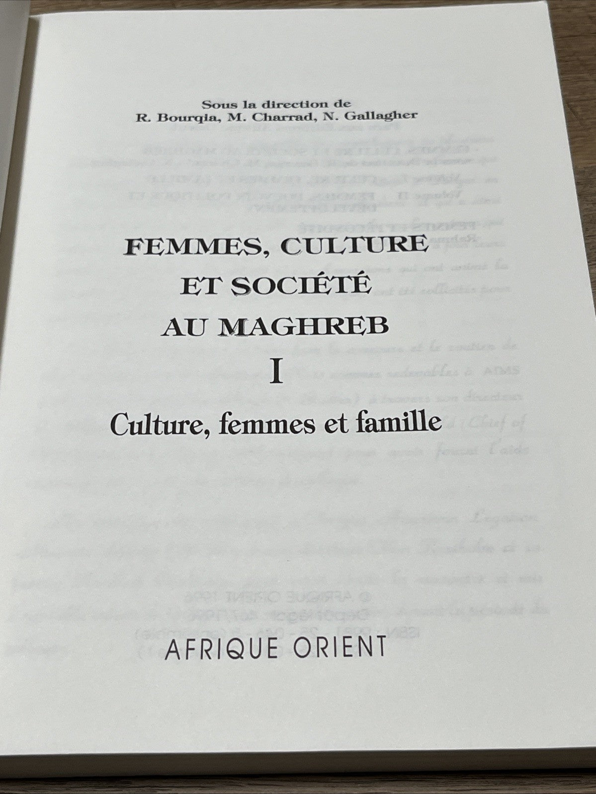 Femmes, culture et société au Maghreb 1 , Culture, Femmes et Famille