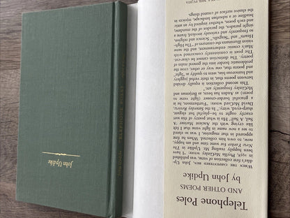TELEPHONE POLES and other poems  by JOHN UPDIKE 1990