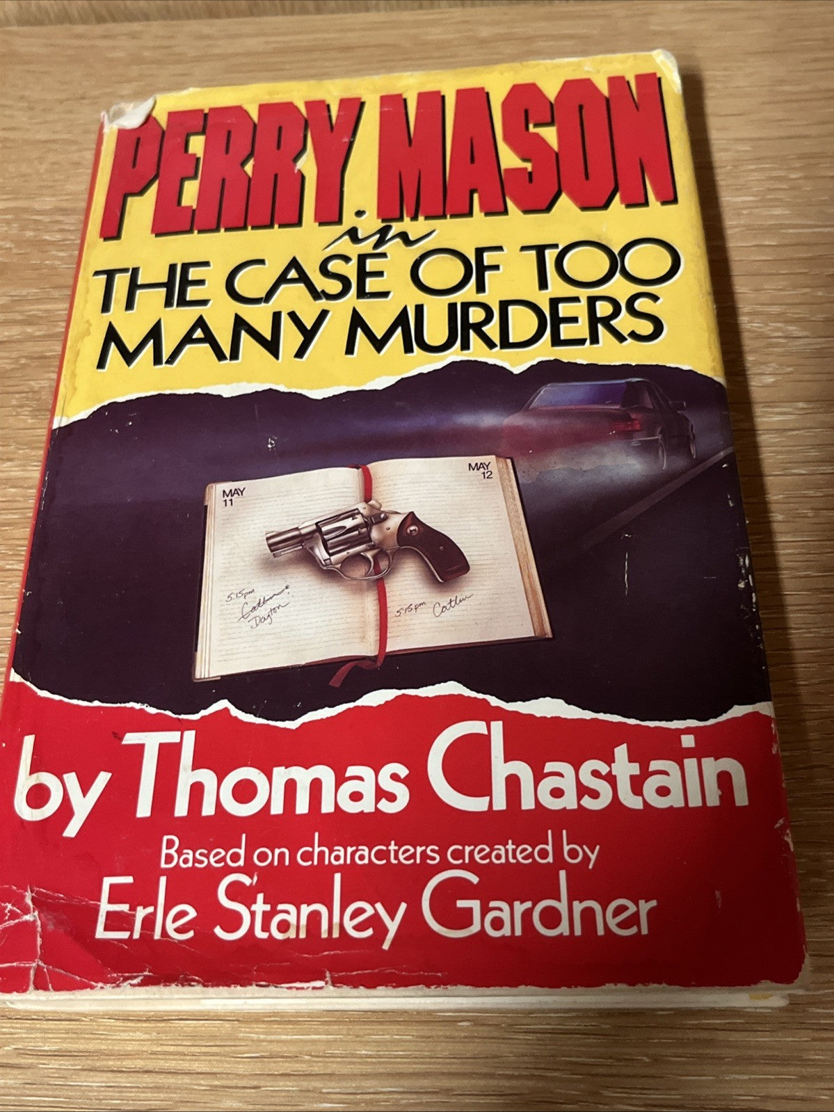 Perry Mason in the Case of Too Many Murders by Thomas Chastain (1989, Hardcover)