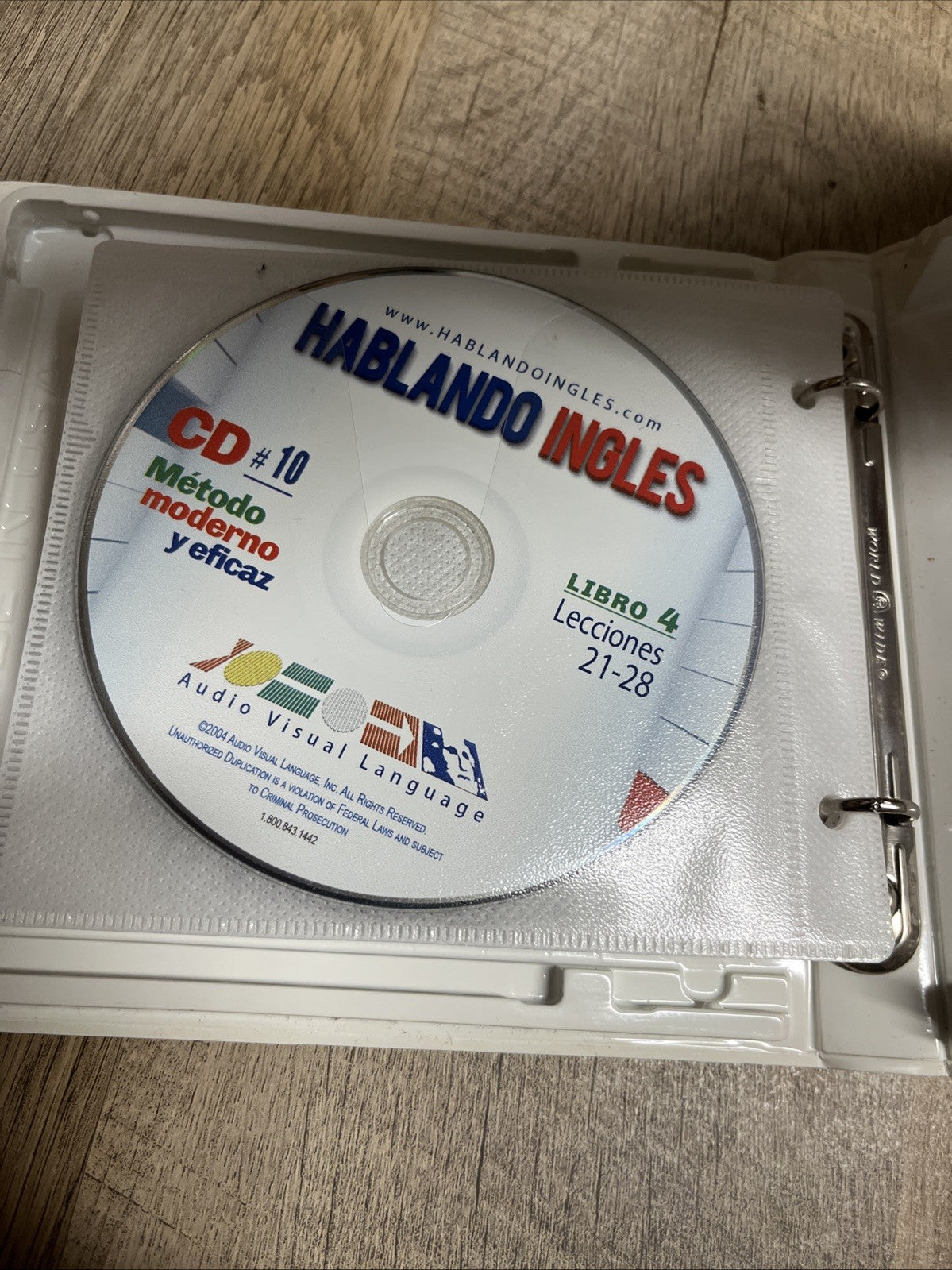Hablando Ingles Metodo Moderno Y Eficaz (10-Disc CD Audiobook Set)