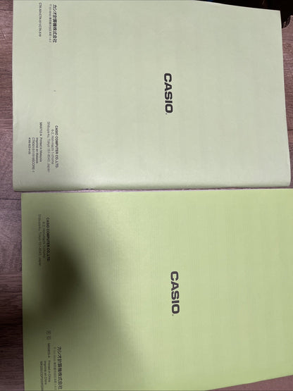 Song Book & Song Book 2  Casio Lot