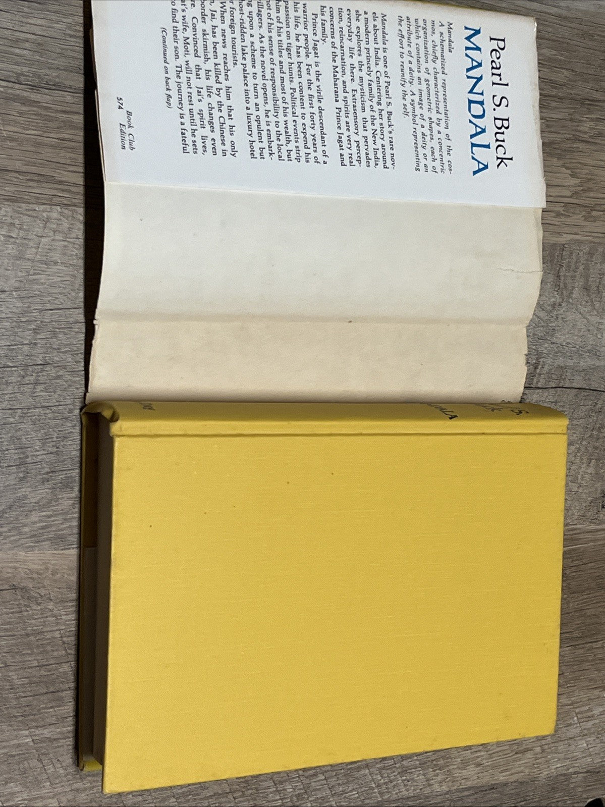 Mandala Pearl S Buck 1st Edition Hardcover 1970 John Day Book Club Edition