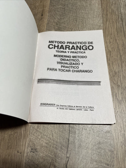 Metodo Practico De CHARANGO: Teoría y práctica" Prof. Diego A. Coronado Aymara