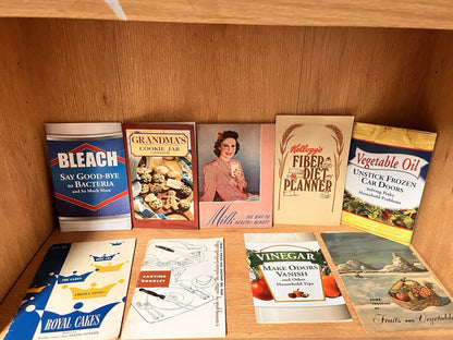 Vintage Lot Of 18 Recipe Booklets Pamphlets Advertising Cookbooks + DIY Recipe