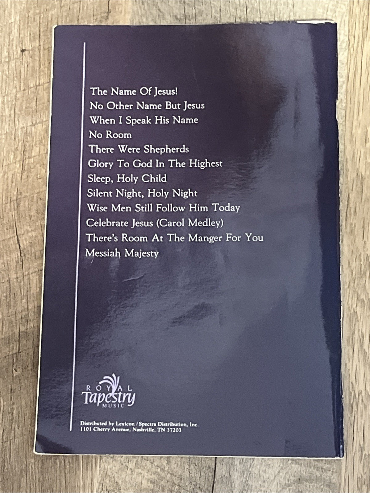 Royal Tapestry Presents Call His Name Jesus Song Bk David T. Clydesdale DTB3192A