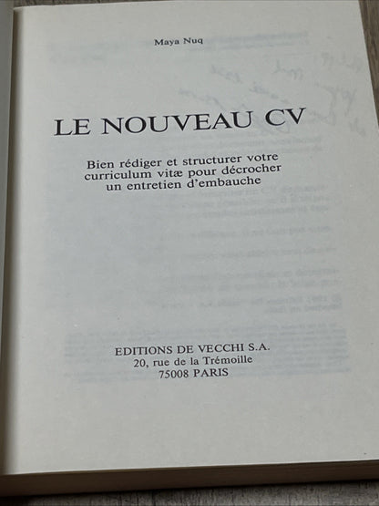 Le nouveau CV Bien Rediger Et Structurer Votre Curriculum Vitae  Pour Decrocher
