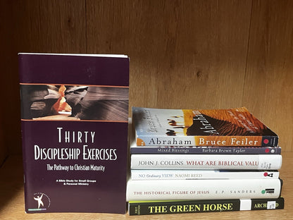 Religious Books Lot of 5Lbs Christian Mixed 7 Pc Book Paperback Hardcover