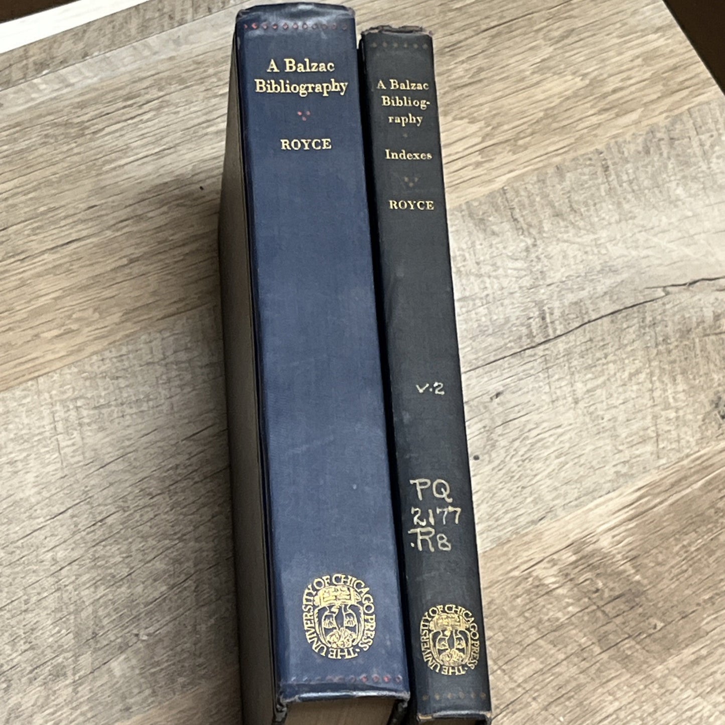 A Balzac Bibliography And Indexes William Royce First Edition 1929 Author Note