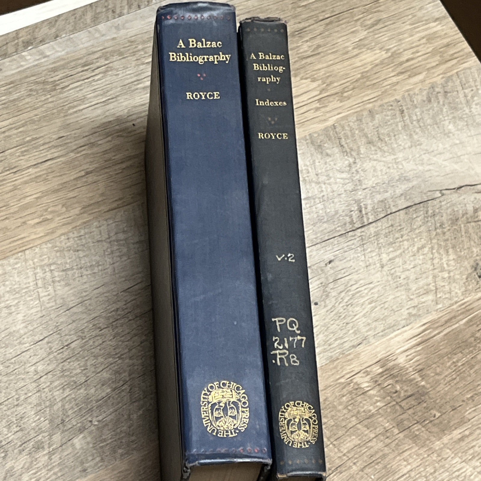 A Balzac Bibliography And Indexes William Royce First Edition 1929 Author Note