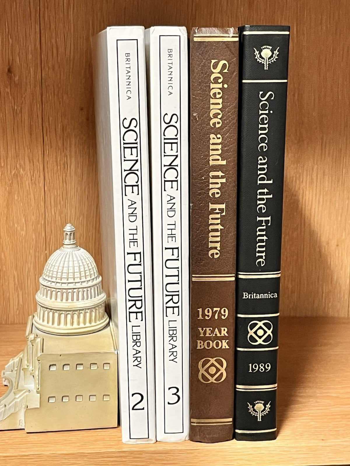 Science and the Future Library 1- 3 Yearbook |Britannica 1989-1990 & 1979 Yearbk