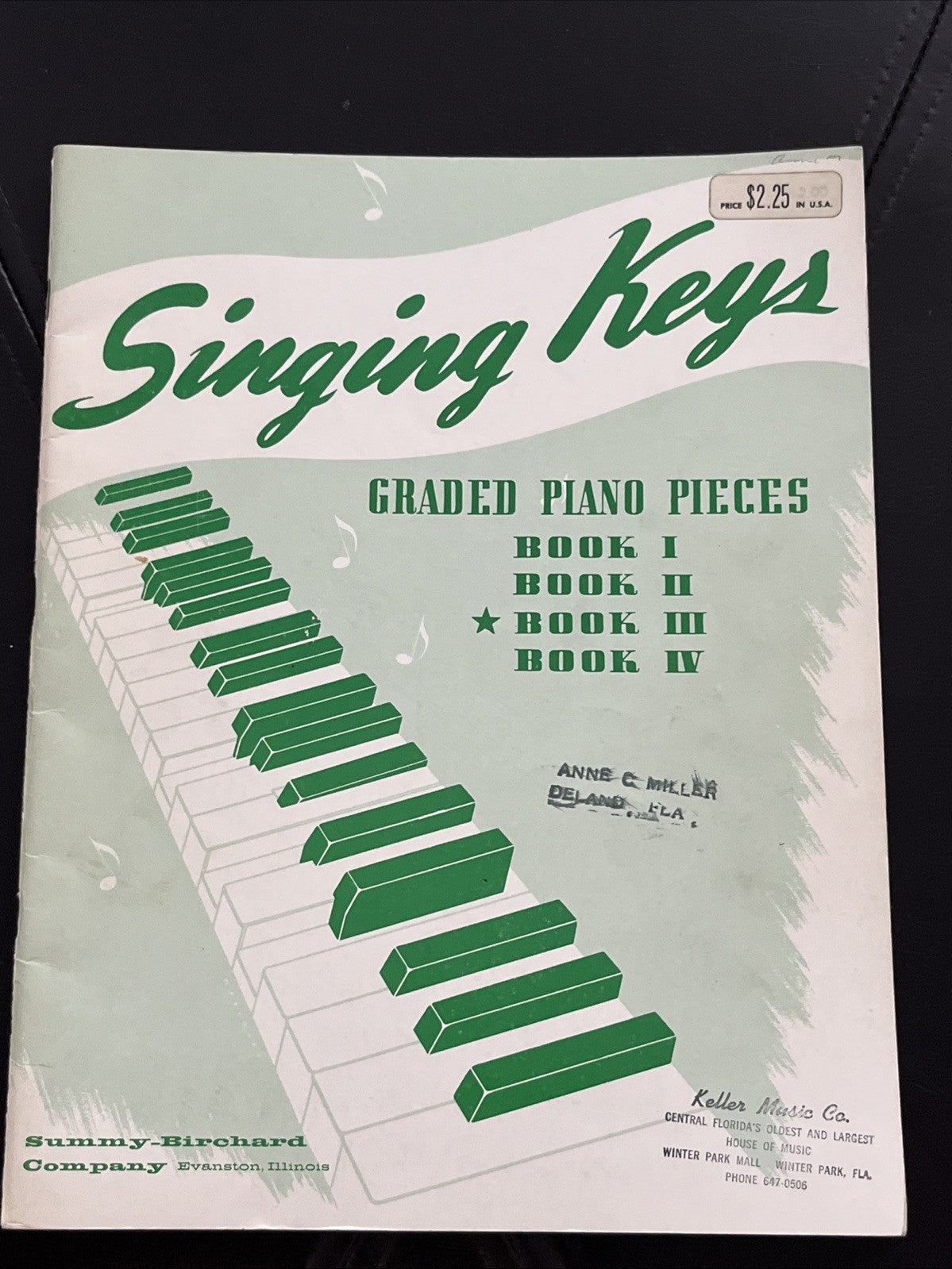 Singing Keys Graded Piano Pieces Book 3 and 5  ( 1946 / 1947 )