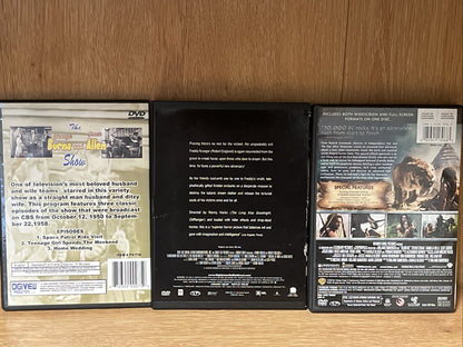 3 lot dvd movies assorted