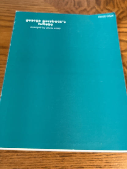 GEOGE GERSHWIN LULLABY Sheet Music PIANO SOLO 1992