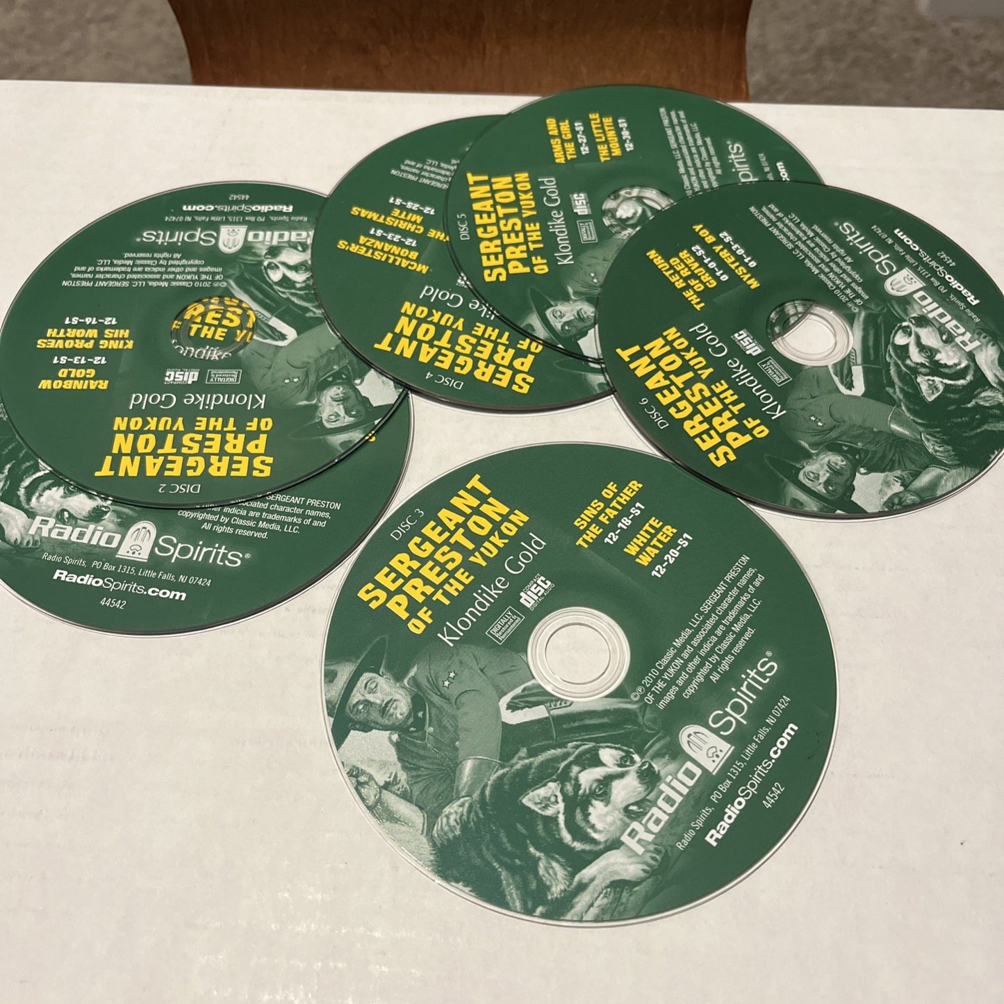 Sergeant Preston of the Yukon Klondike Gold 6 CD’s Radio Spirits