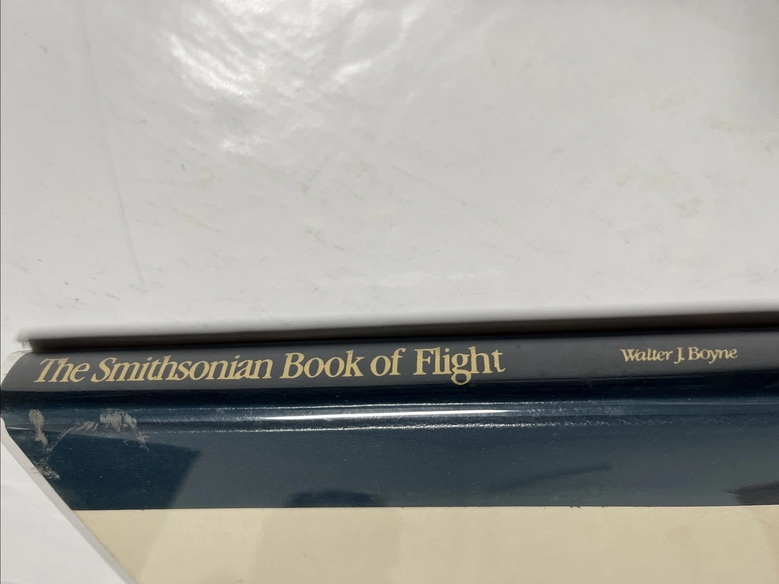 The Smithsonian Book of Flight Walter J Boyne Hardcover Dust Jacket Cover 1987