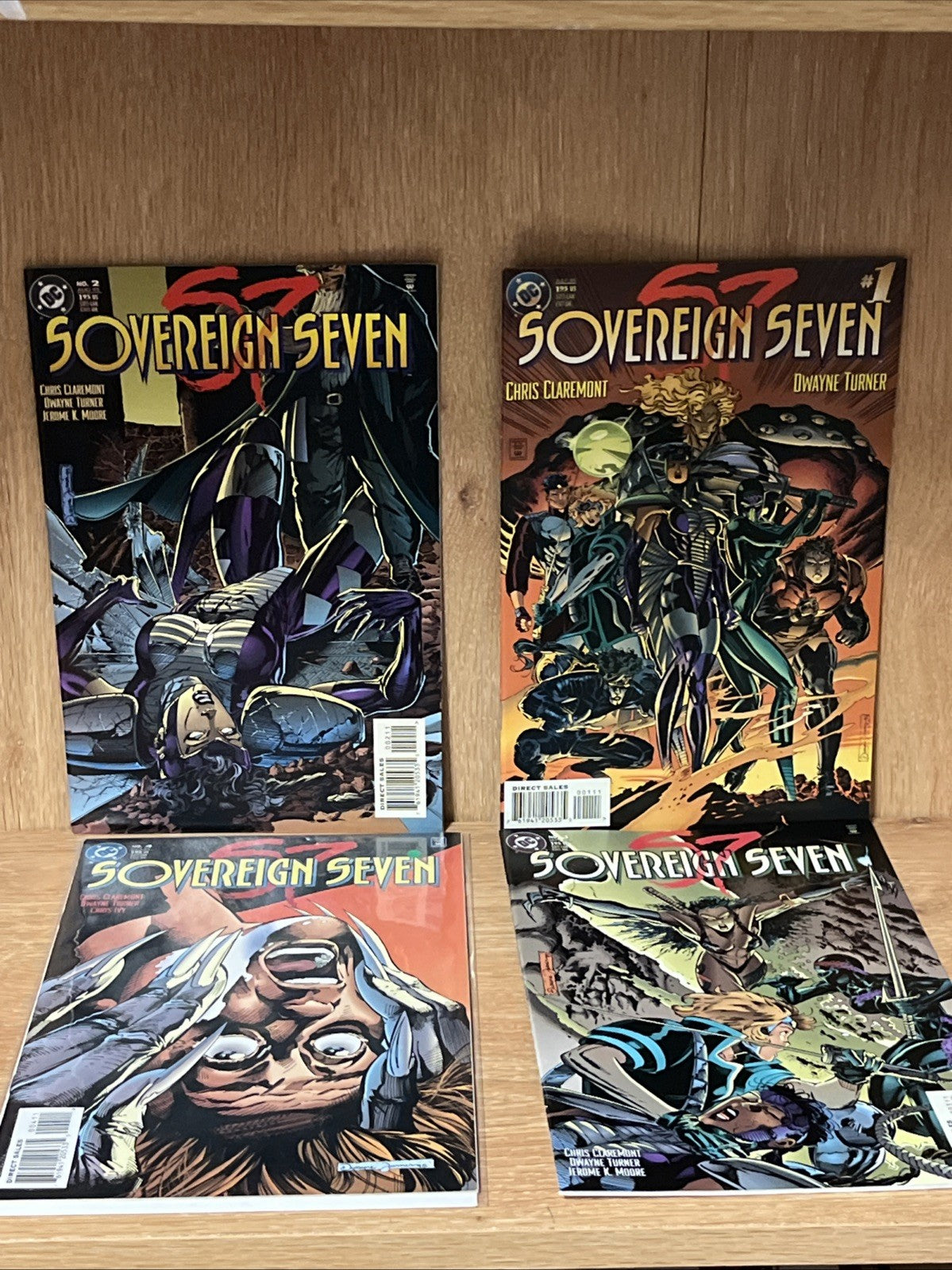 Sovereign Seven S7 DC Comic Books #1 #2 #3 #4 1995 Lot of 4