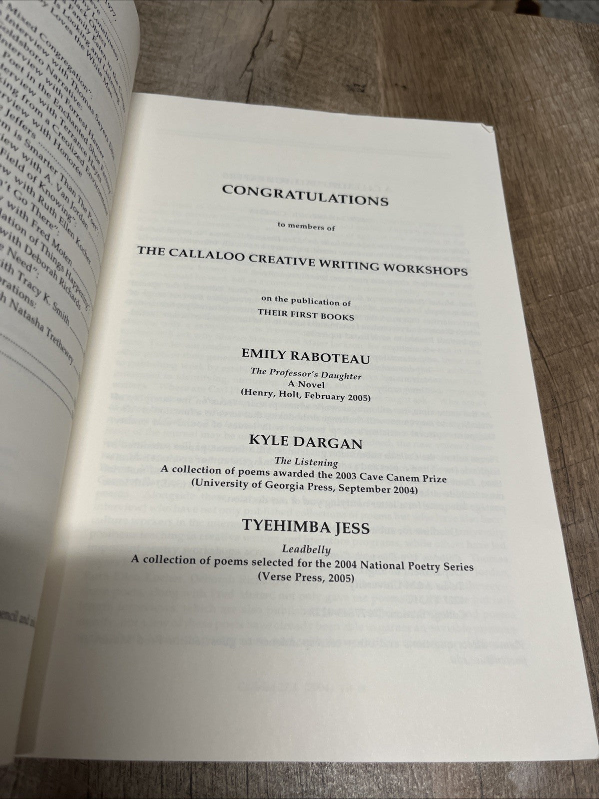 Callaloo  Vol 27, No 4 Charles Henry Rowell Fall 2004 African-American Poetry