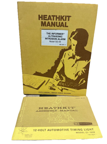 heathkit manual lot Assembly Manual & The Informer Ultrasonic Intrusion Alarm