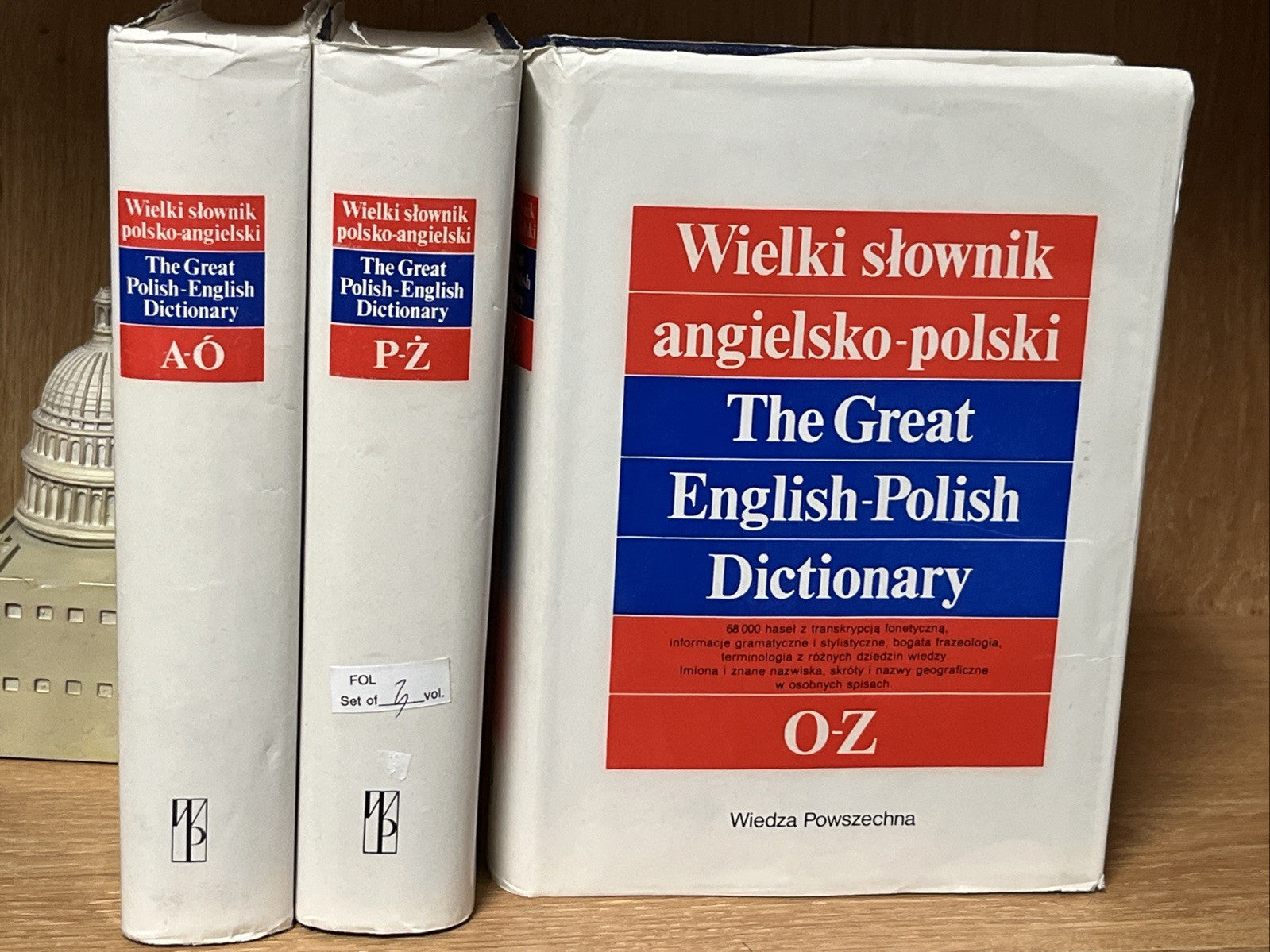 Wielki słownik angielsko-polski  ( The Great English-Polish Dictionary) Lot Of 3