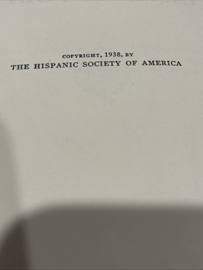 Translations from Hispanic Poets Hispanic Notes & Monographs 1938 Ex Lib