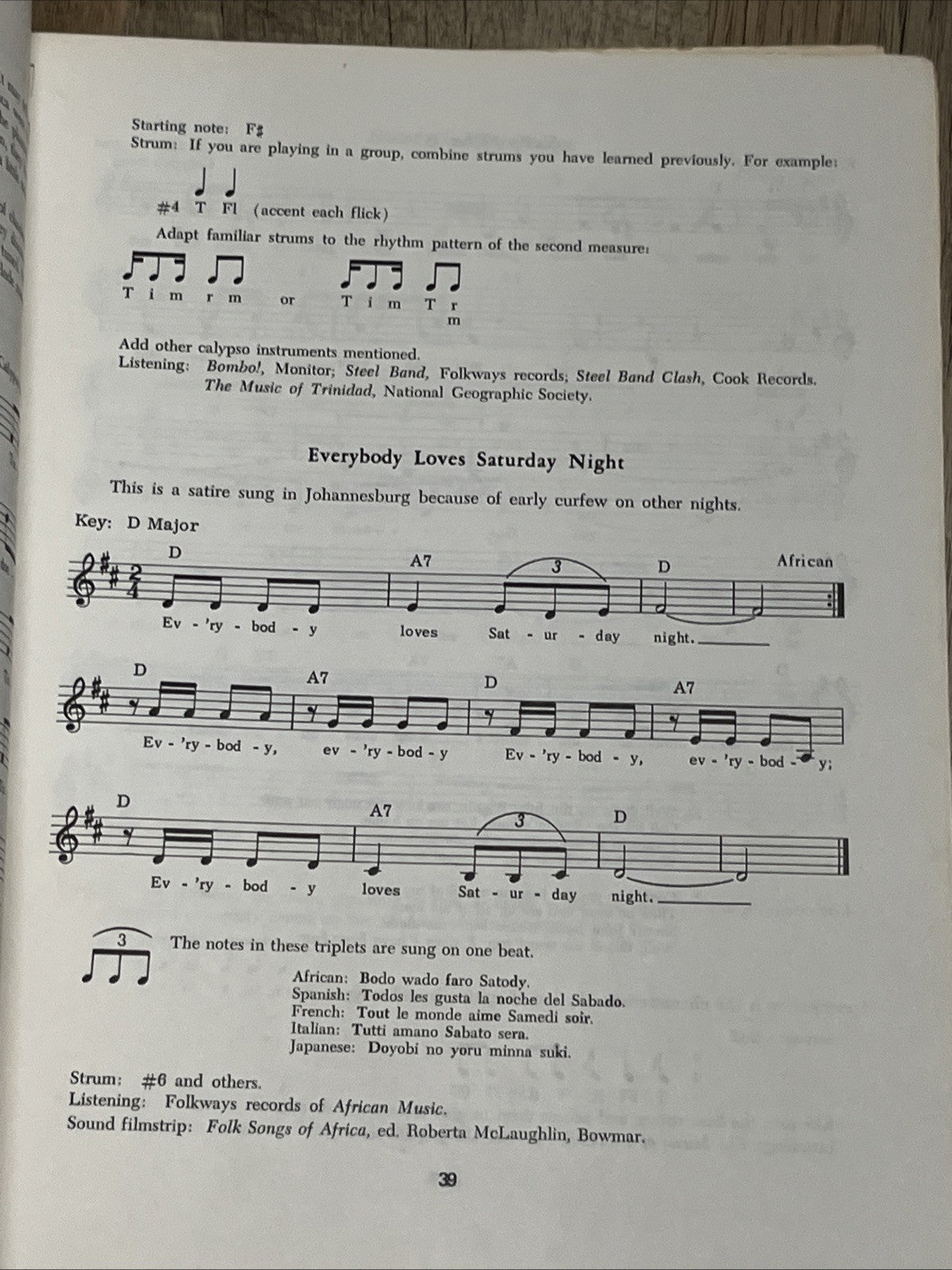 Guitar in the Classroom Second Edition 1976