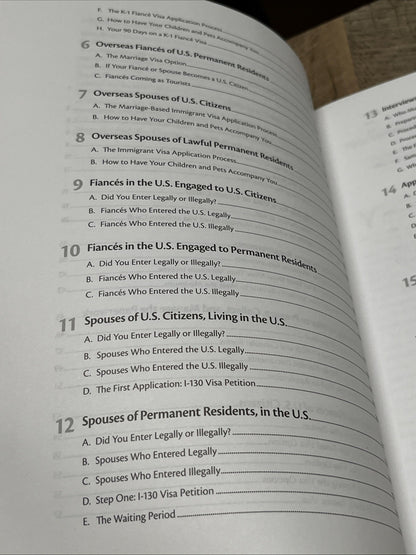 FIANCE AND MARRIAGE VISAS: A COUPLE'S GUIDE TO U.S. By Bray Ilona Jd **Mint**