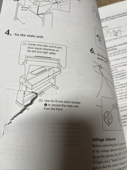 Yamaha Clavinova CLP-115 Digital Piano Keyboard Original User Owner's Manual.