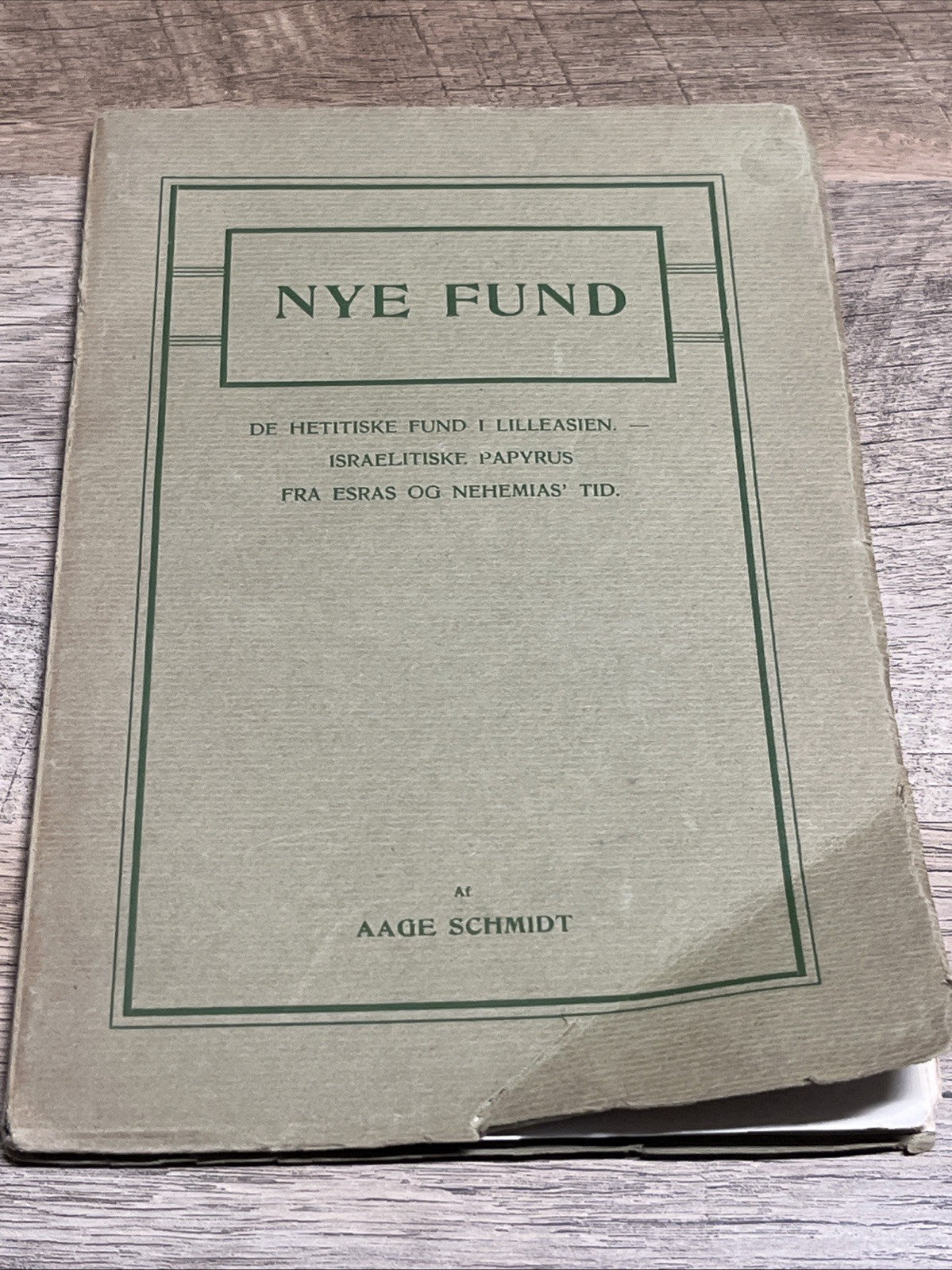 NYE FUND De hetitiske fund i Lilleasien - Israelitiske papyrus fra Esras..1908