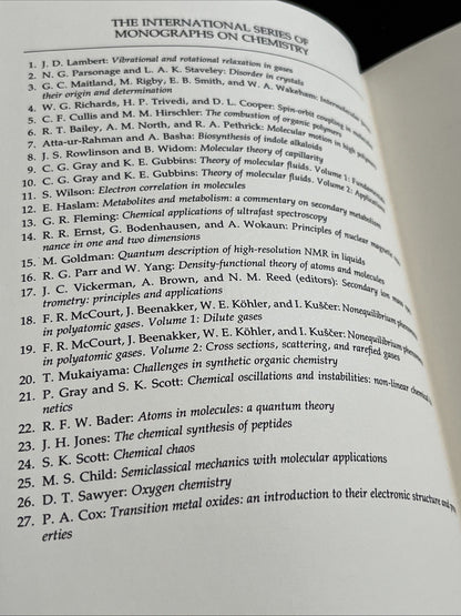 Oxygen Chemistry by Donald T Sawyer: Used