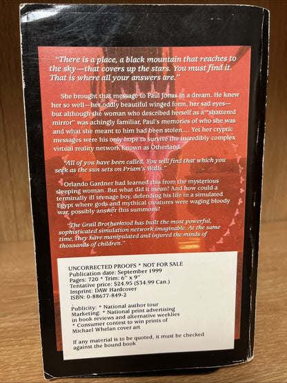 Tad Williams MOUNTAIN OF BLACK GLASS Uncorrected Proof For Limited Distributio