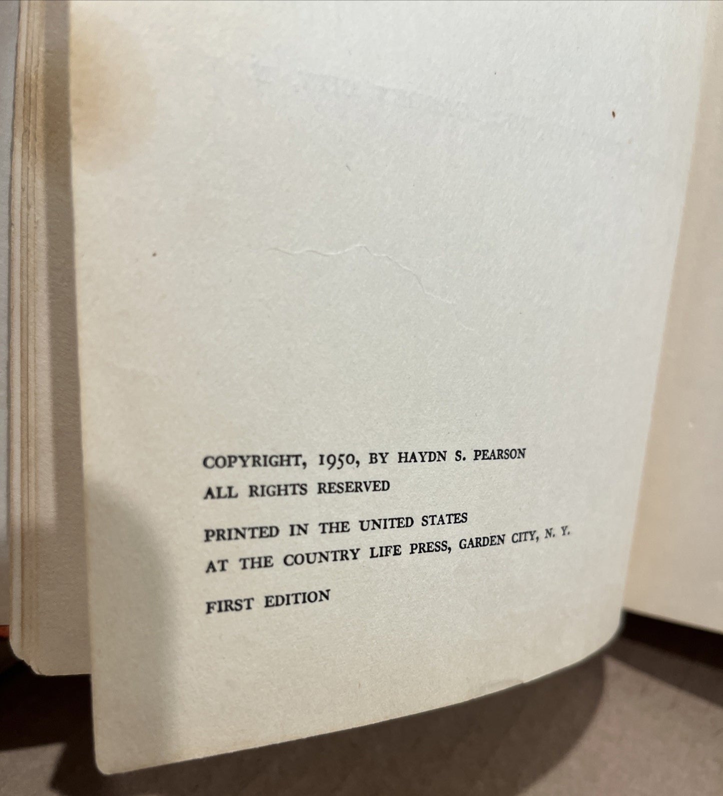 That Darned Minister's Son Haydn Pearson 1950 Doubleday HC Book Rare 1st Edition