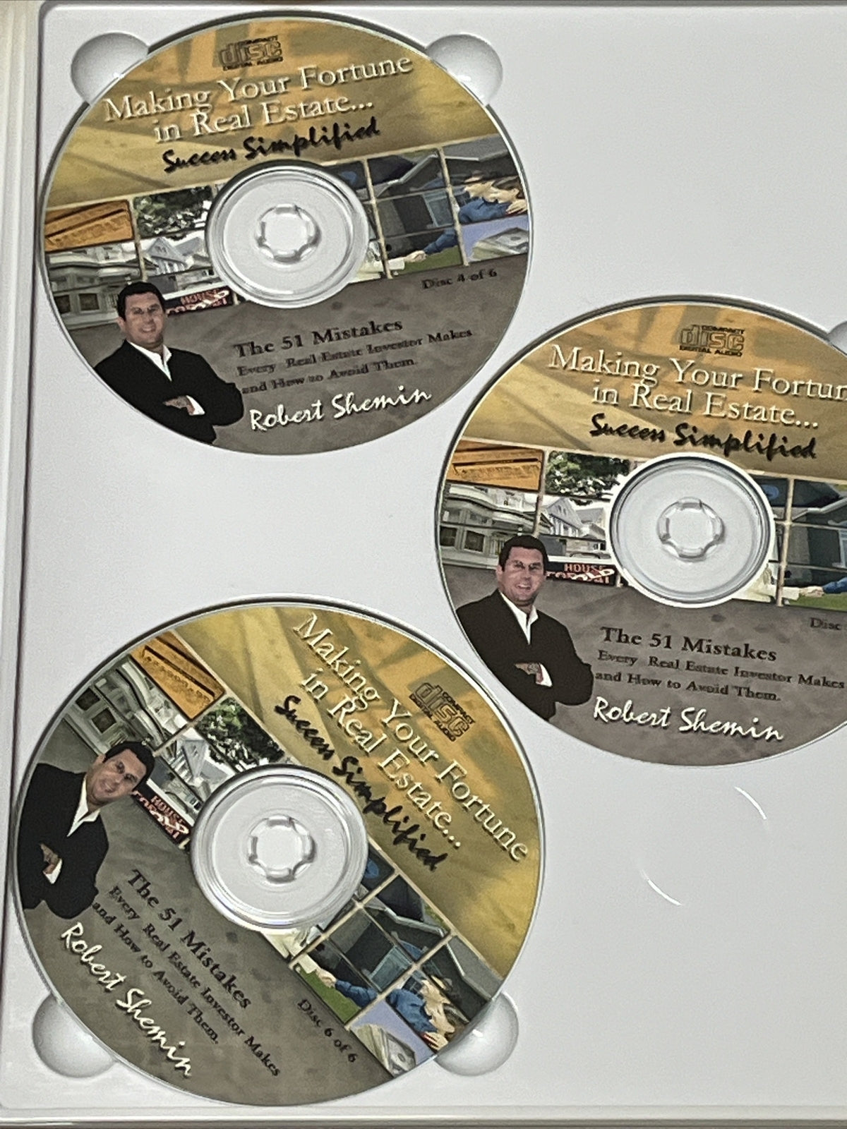 Making Your Fortune in Real Estate Success Simplified DVD Vol 1-6 Robert Shemin