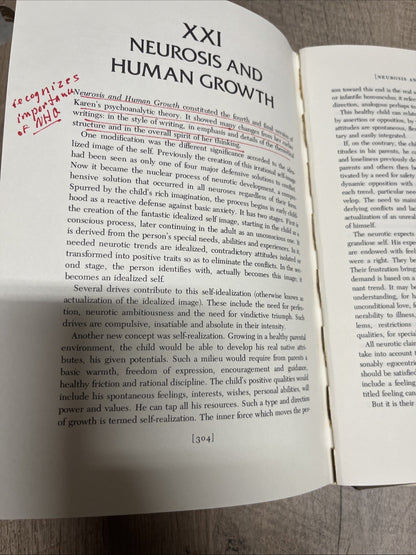 KAREN HORNEY: GENTLE REBEL OF PSYCHOANALYSIS 1st Edition Jack L Rubins - HCDJ