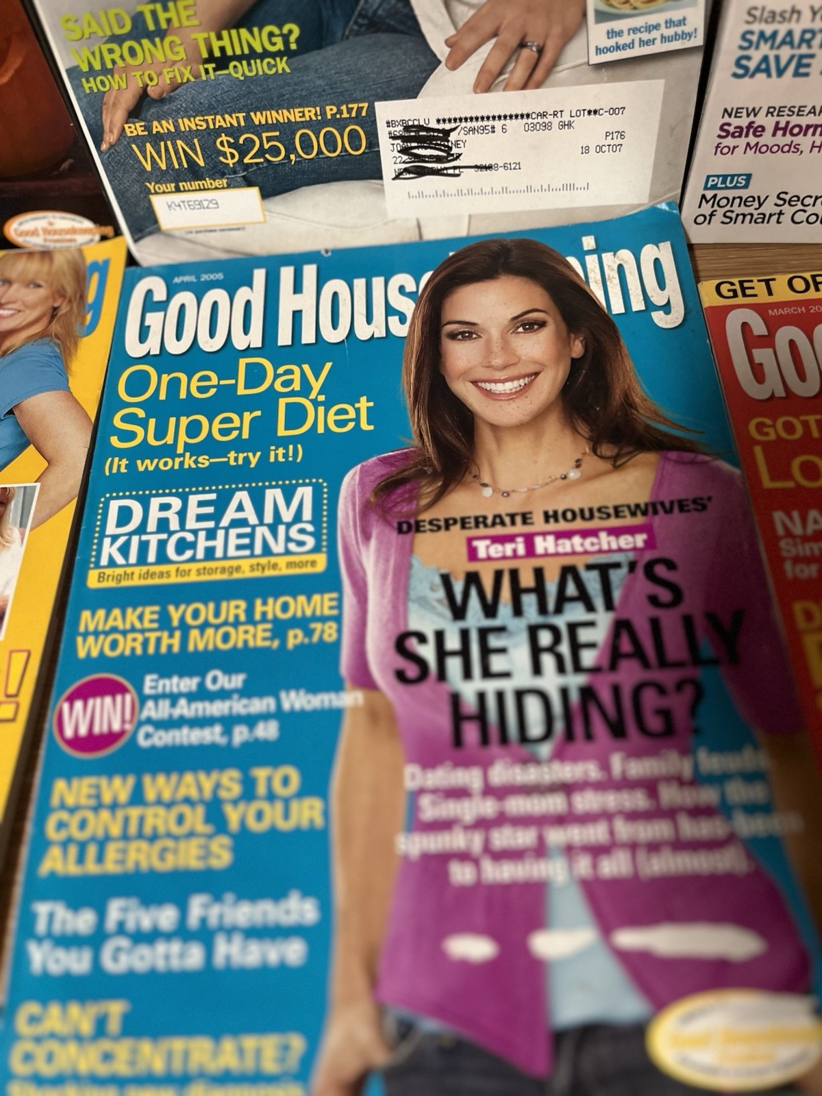 Lot Of 12 Good Housekeeping Magazine 2004/2005/2006/2008/2014