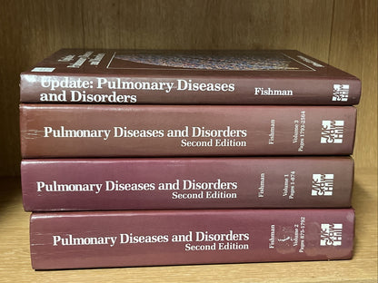 Pulmonary Diseases and Disorders, 2nd Ed, Alfred Fishman, 4 Volume Set,1988/1992