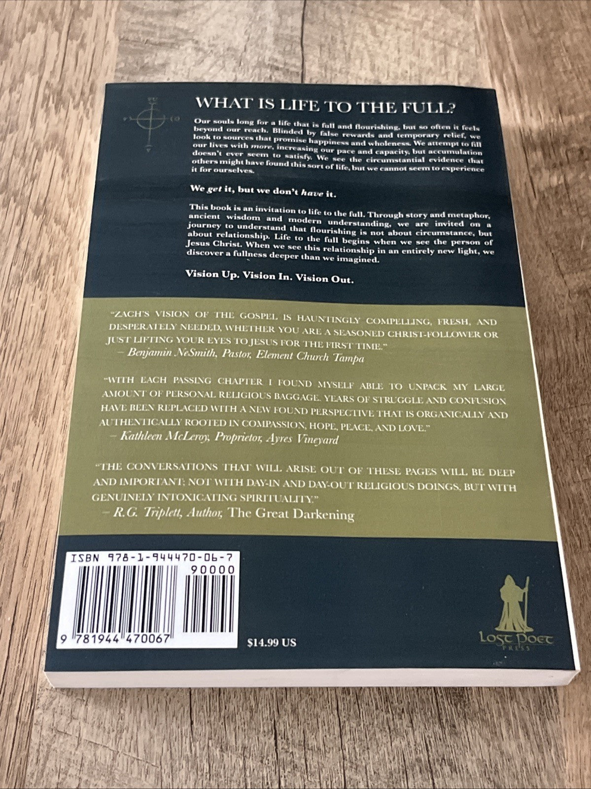 Now I See: An Invitation to Life to the Full by Zach Elliott, Like New Used,...