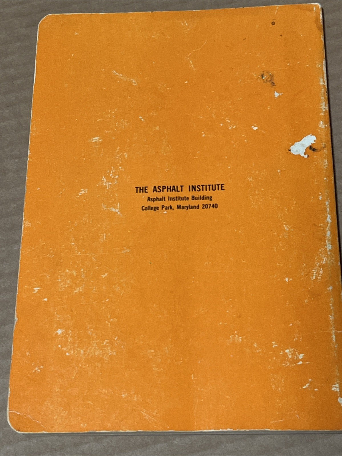 A Brief Introduction to Asphalt and Some of Its Uses, Series (No.5 MS-5) 1982-84