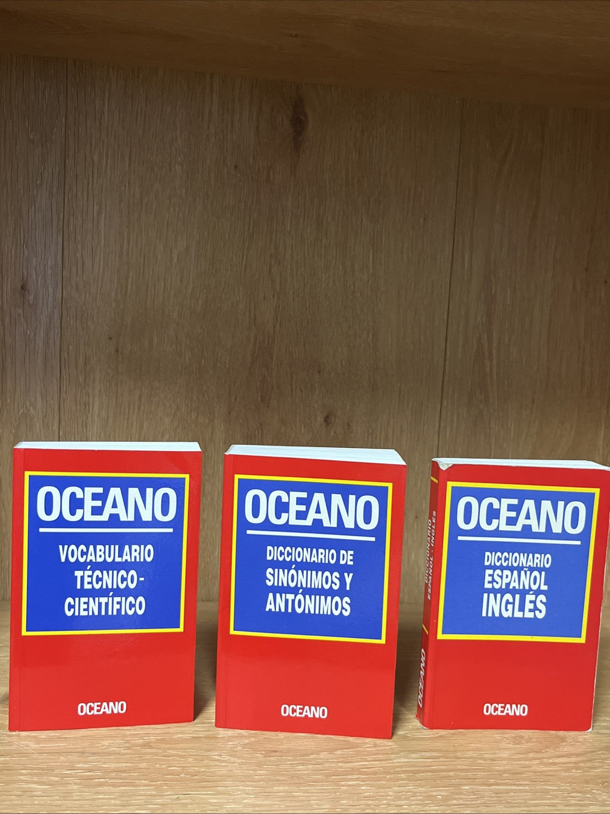 3 Oceano: Vocabulario Tecnico Cientifico/ Diccionario De Sinonimos y Antonimos..