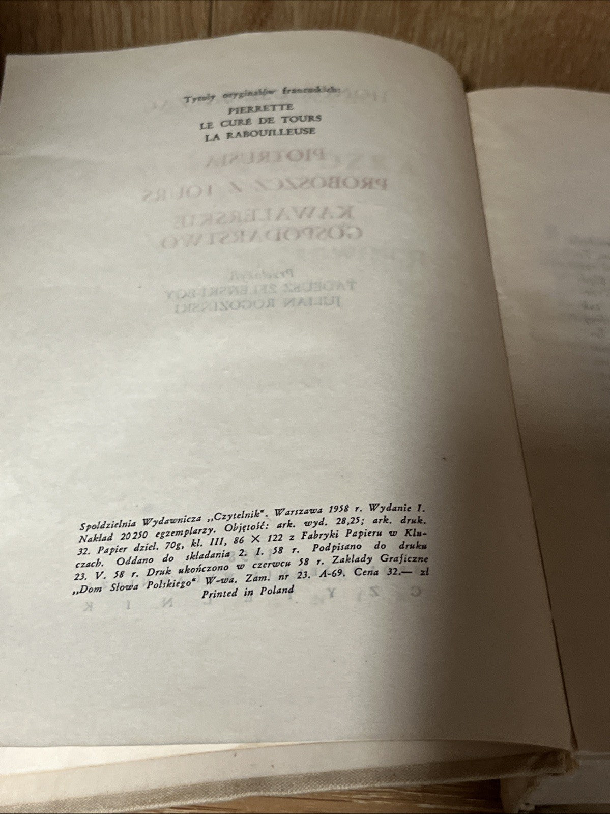 GOBSECK and Piotrusia Honoriusz Balzac Komedia Ludzka  Volume V and VIII
