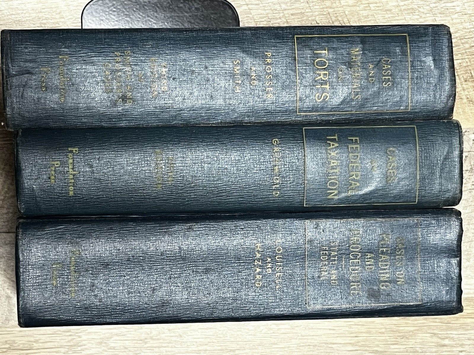 Cases & Materials On Torts, Cases On Federal Taxation, Pleading & Procedure SF